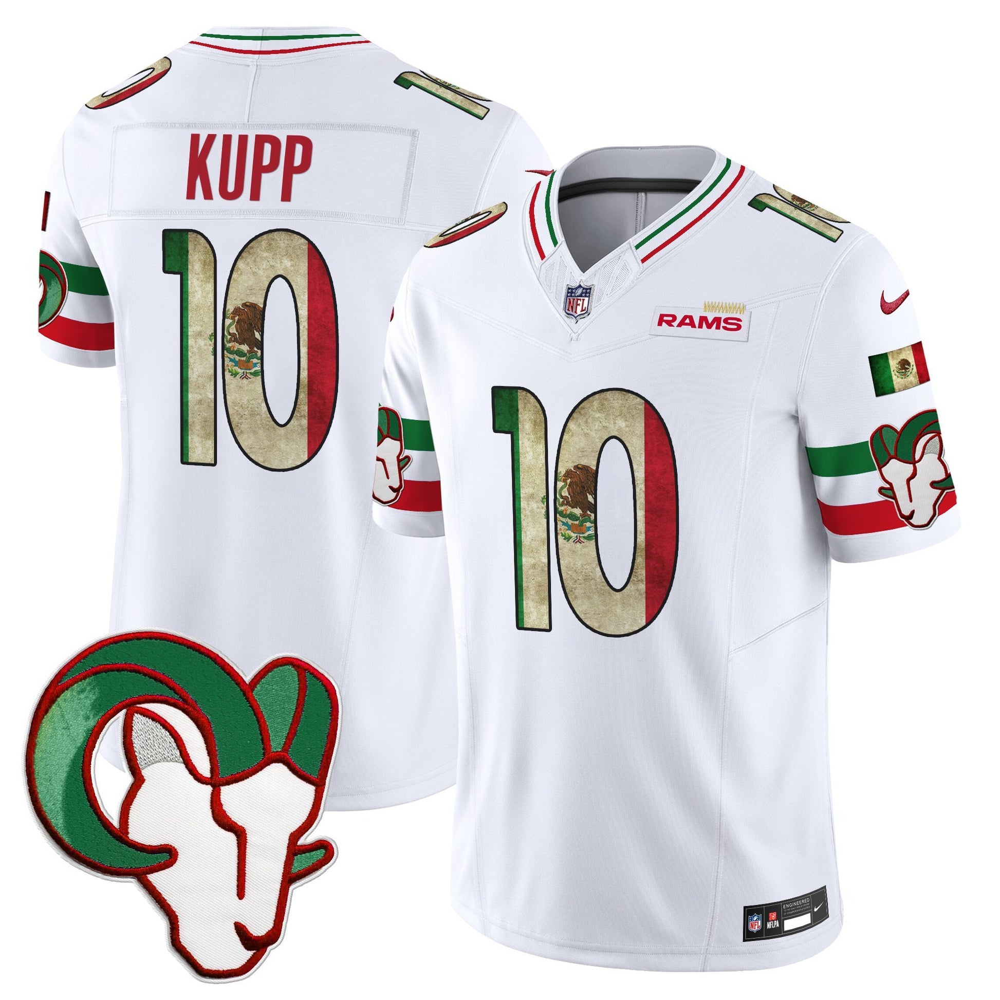 Men's Los Angeles Rams 2025 Mexico Vapor Limited Jersey - All Stitched