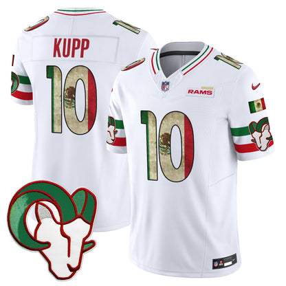 Men's Los Angeles Rams 2025 Mexico Vapor Limited Jersey - All Stitched