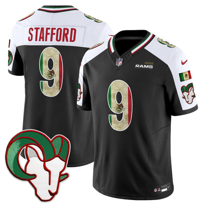 Men's Los Angeles Rams 2025 Mexico Vapor Limited Jersey - All Stitched
