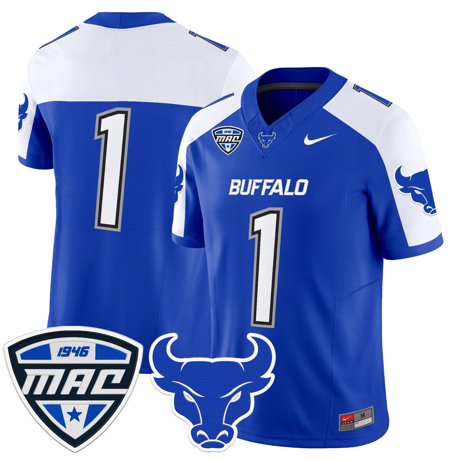 Men's Buffalo Bulls 2025 Vapor Limited Jersey - All Stitched