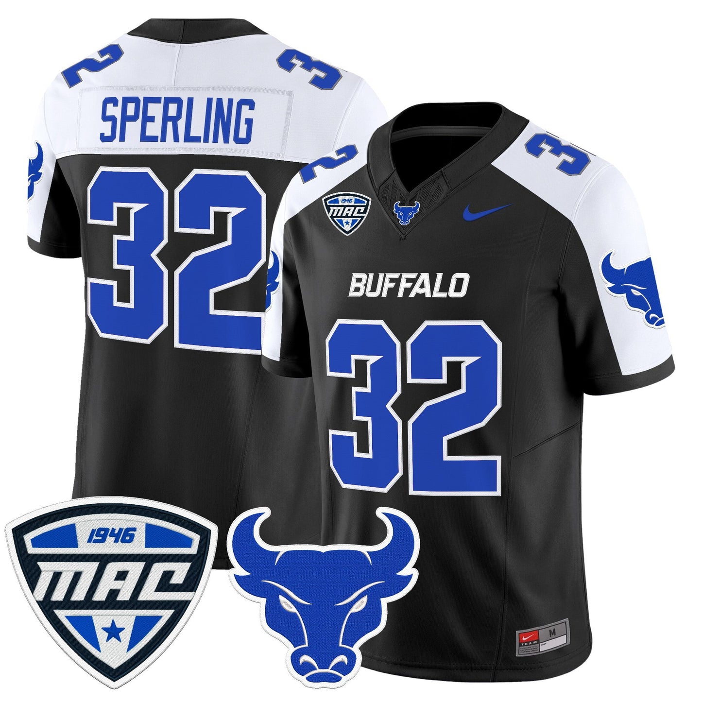 Men's Buffalo Bulls 2025 Vapor Limited Jersey - All Stitched