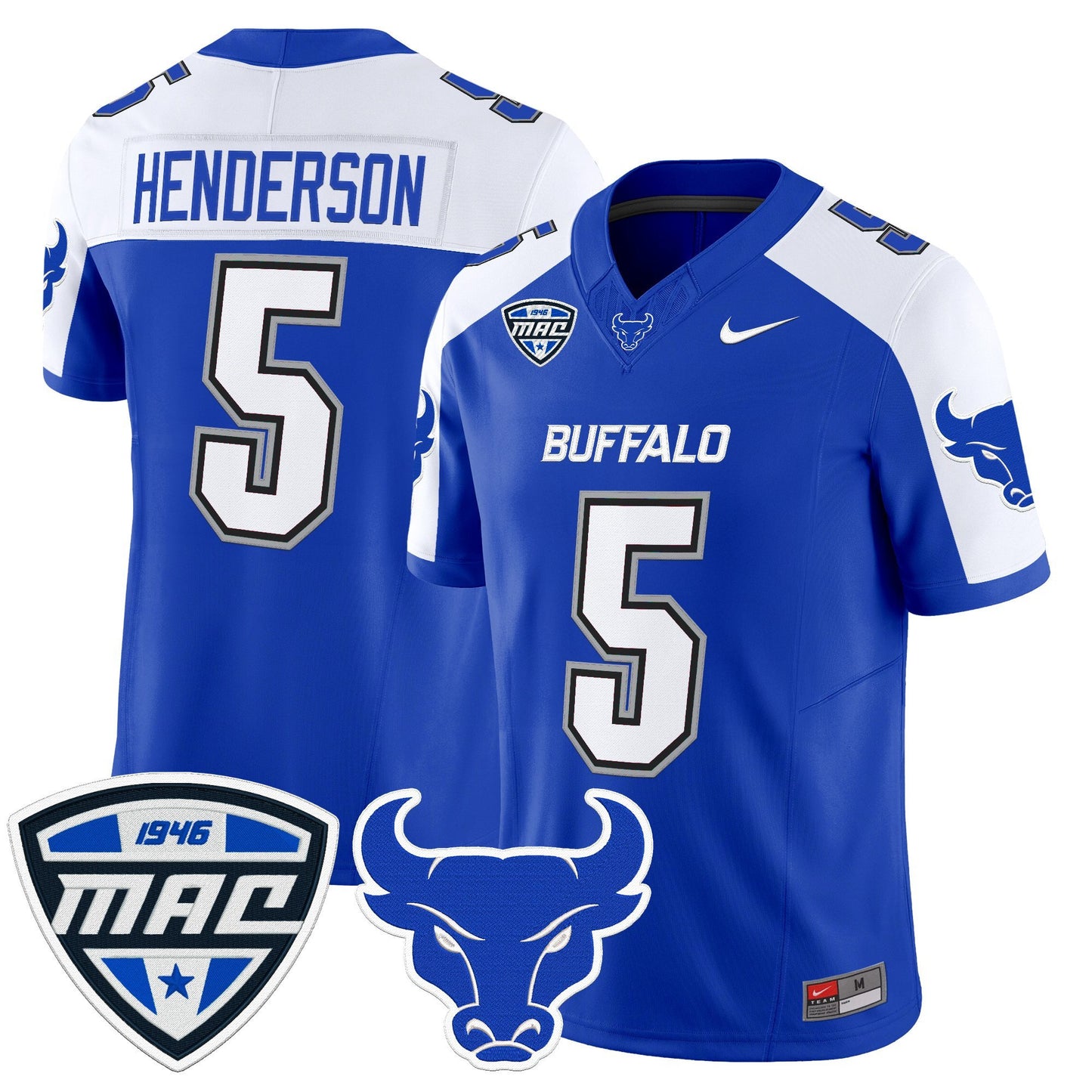 Men's Buffalo Bulls 2025 Vapor Limited Jersey - All Stitched