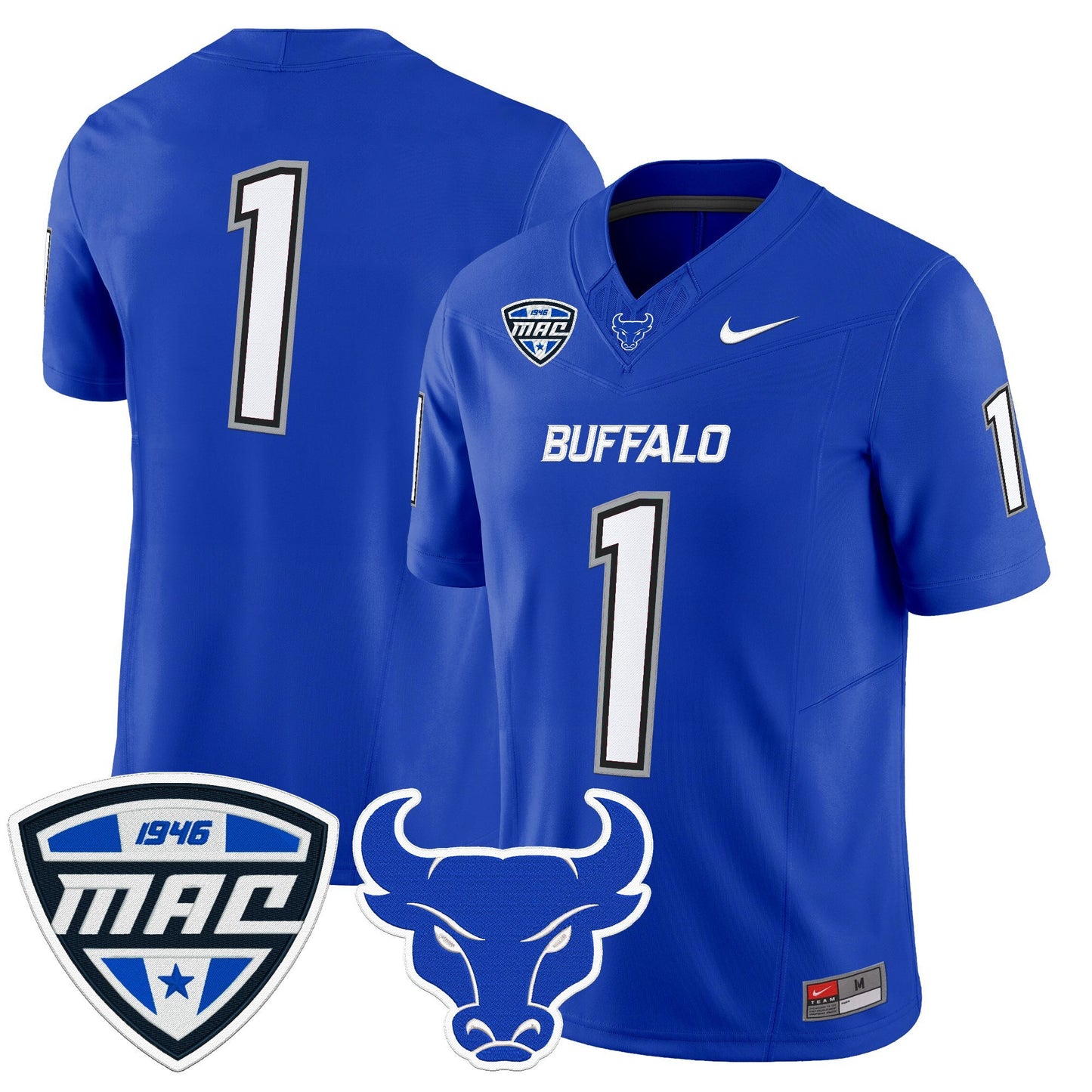 Men's Buffalo Bulls 2025 Vapor Limited Jersey - All Stitched