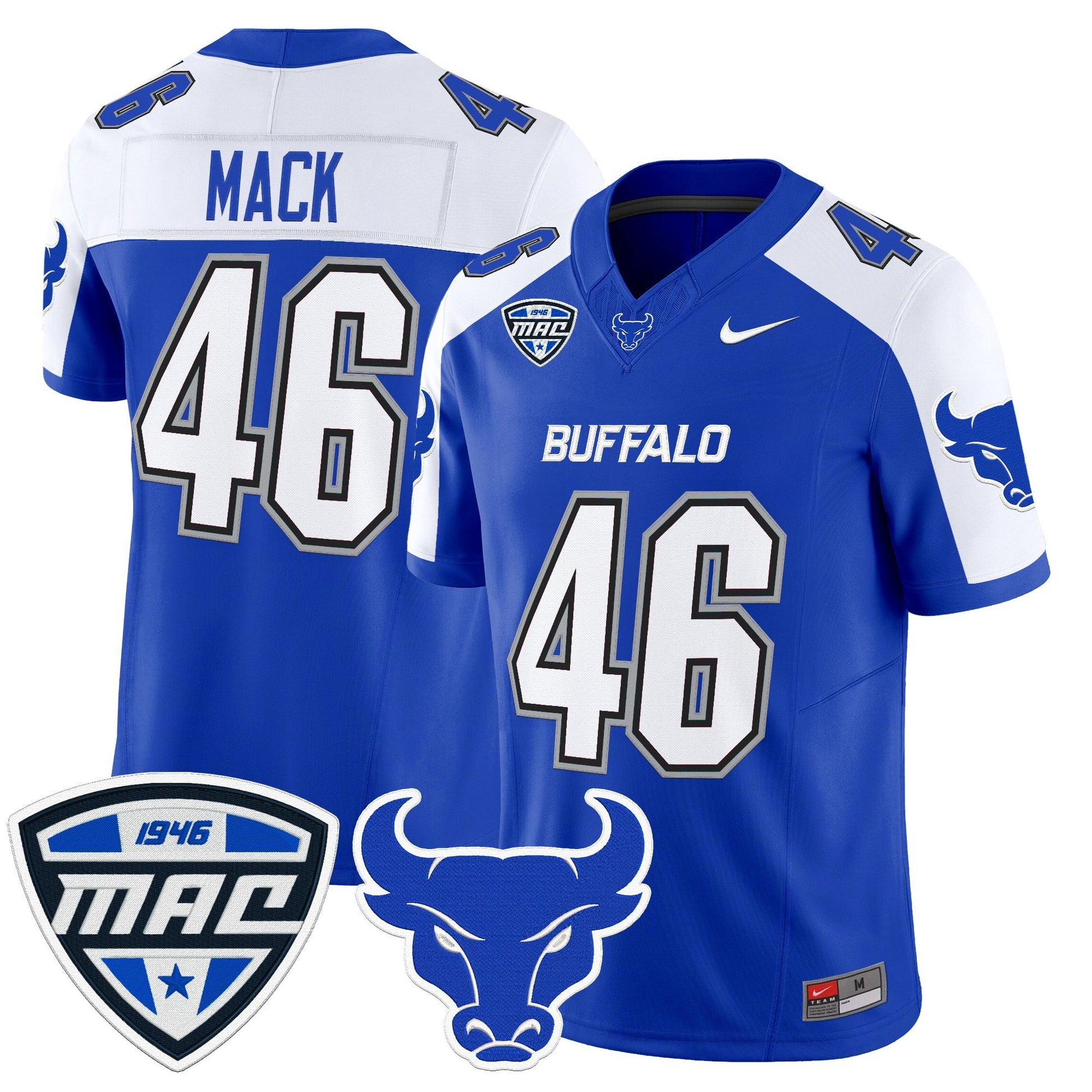Men's Buffalo Bulls 2025 Vapor Limited Jersey - All Stitched