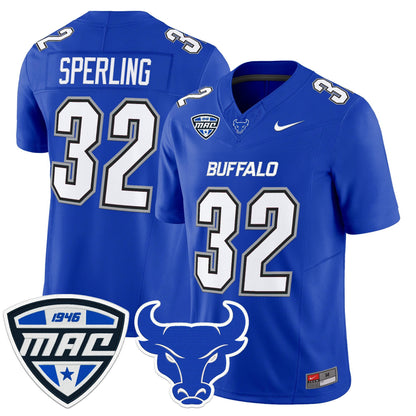 Men's Buffalo Bulls 2025 Vapor Limited Jersey - All Stitched