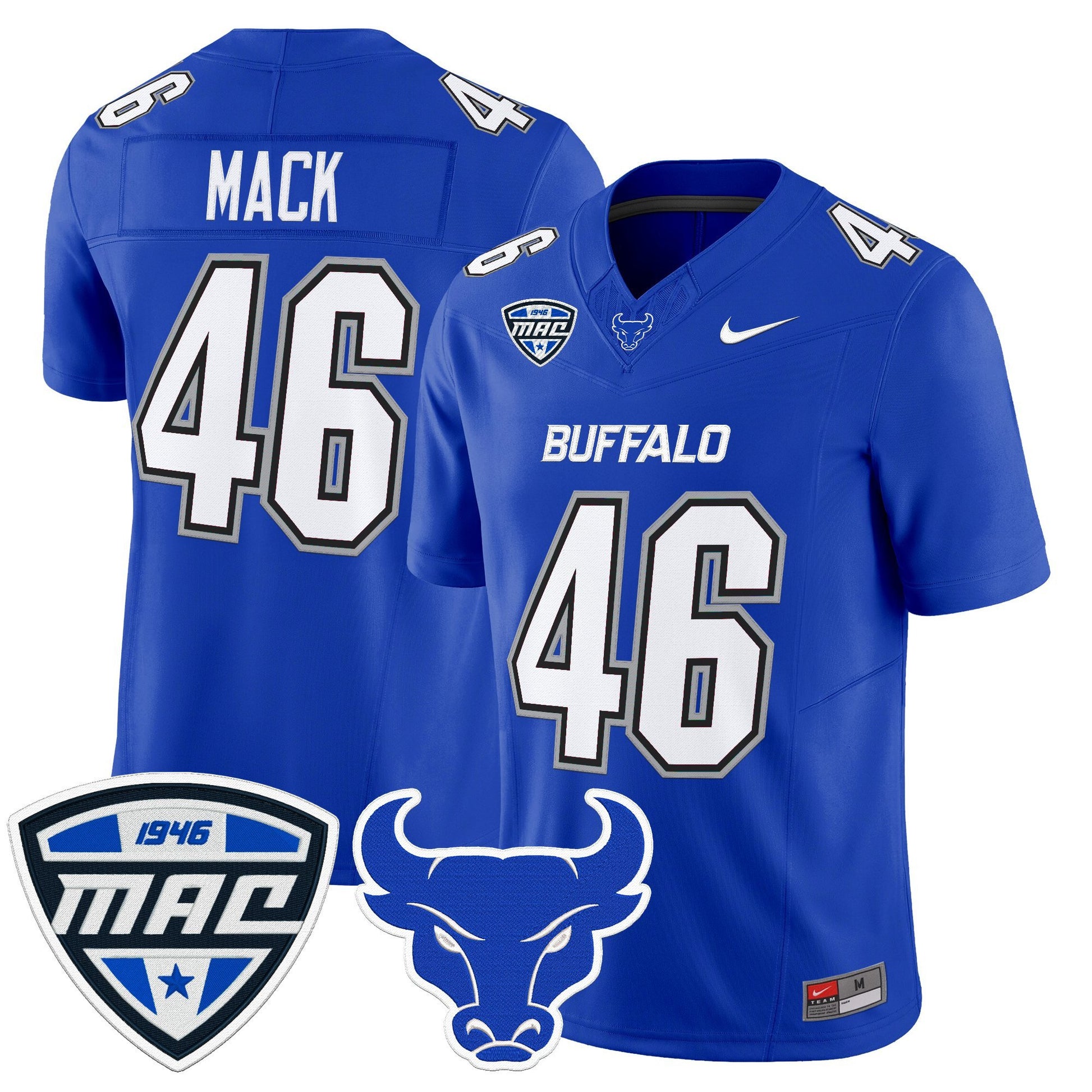 Men's Buffalo Bulls 2025 Vapor Limited Jersey - All Stitched