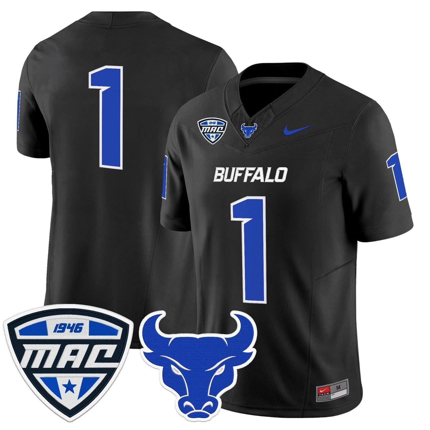 Men's Buffalo Bulls 2025 Vapor Limited Jersey - All Stitched