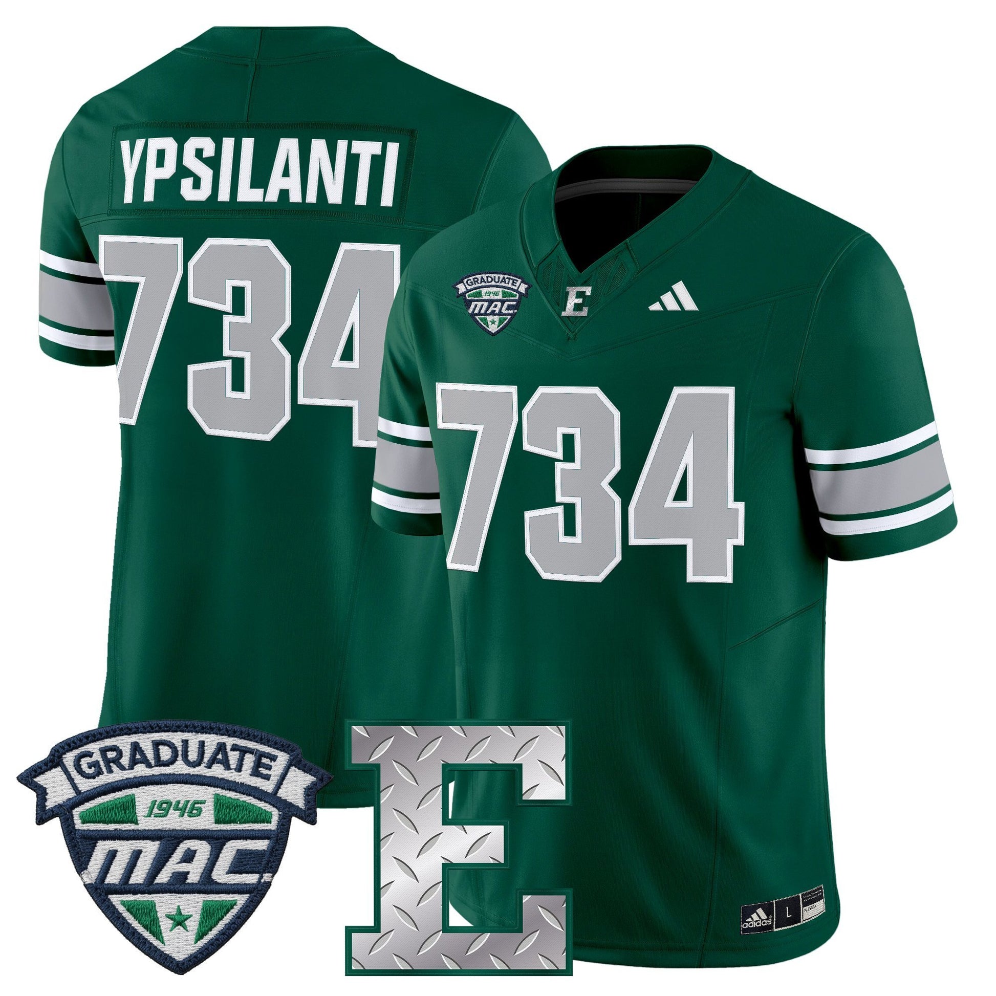 Men's Eastern Michigan Eagles 2025 Vapor Limited Jersey - All Stitched