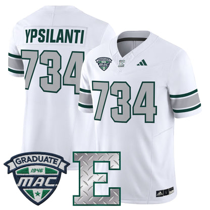 Men's Eastern Michigan Eagles 2025 Vapor Limited Jersey - All Stitched