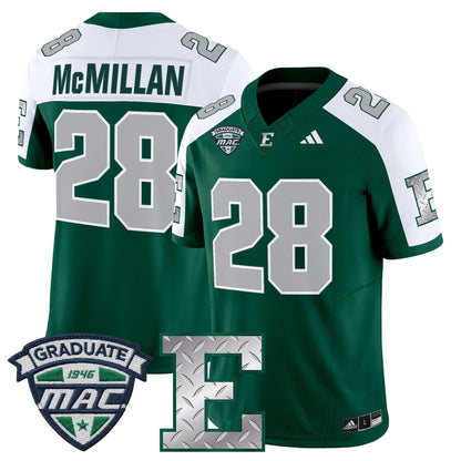 Men's Eastern Michigan Eagles 2025 Vapor Limited Jersey - All Stitched