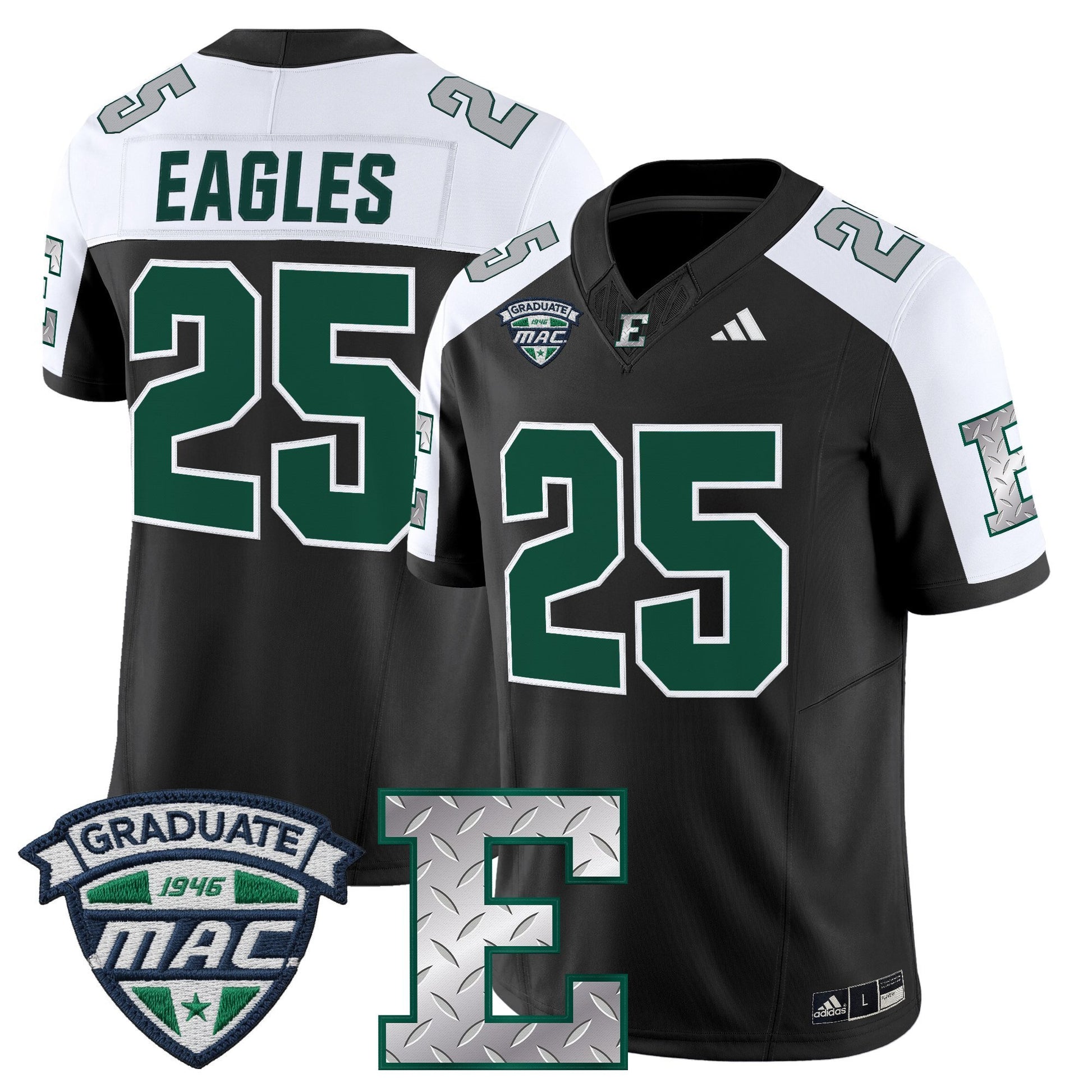 Men's Eastern Michigan Eagles 2025 Vapor Limited Jersey - All Stitched