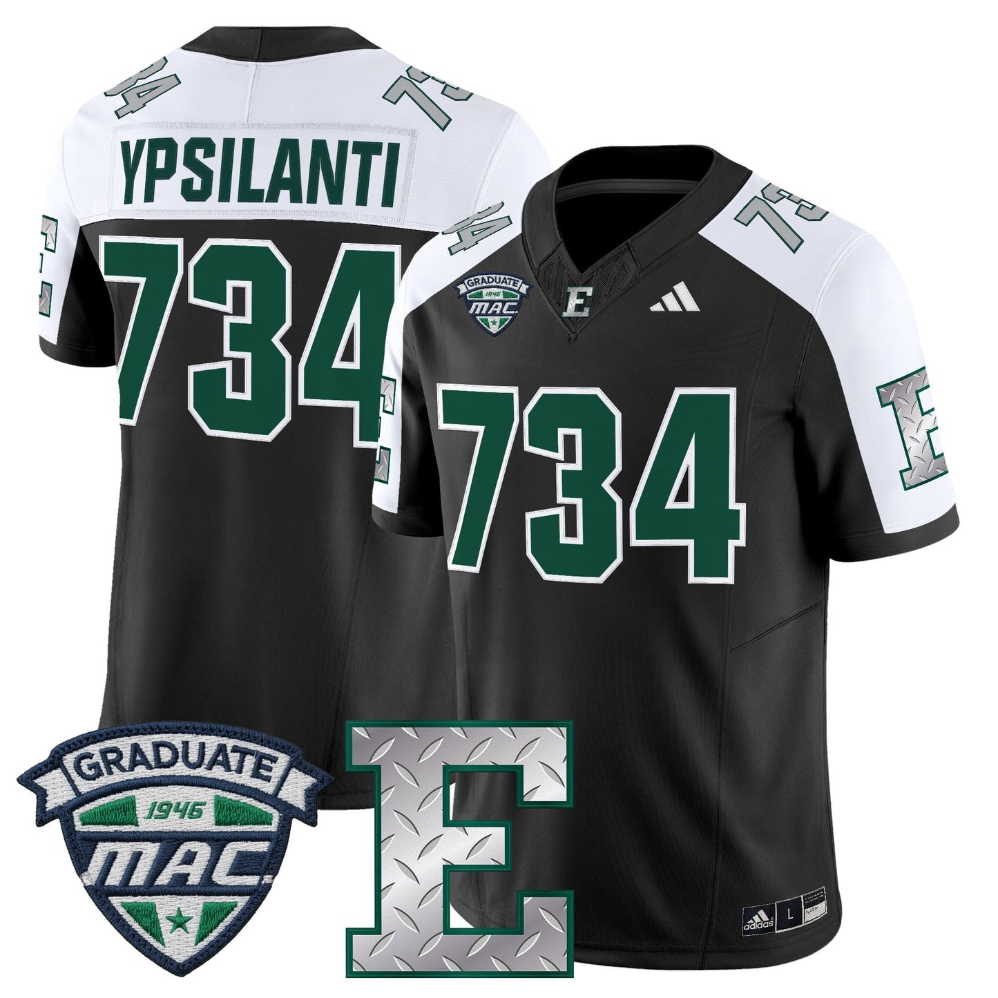 Men's Eastern Michigan Eagles 2025 Vapor Limited Jersey - All Stitched