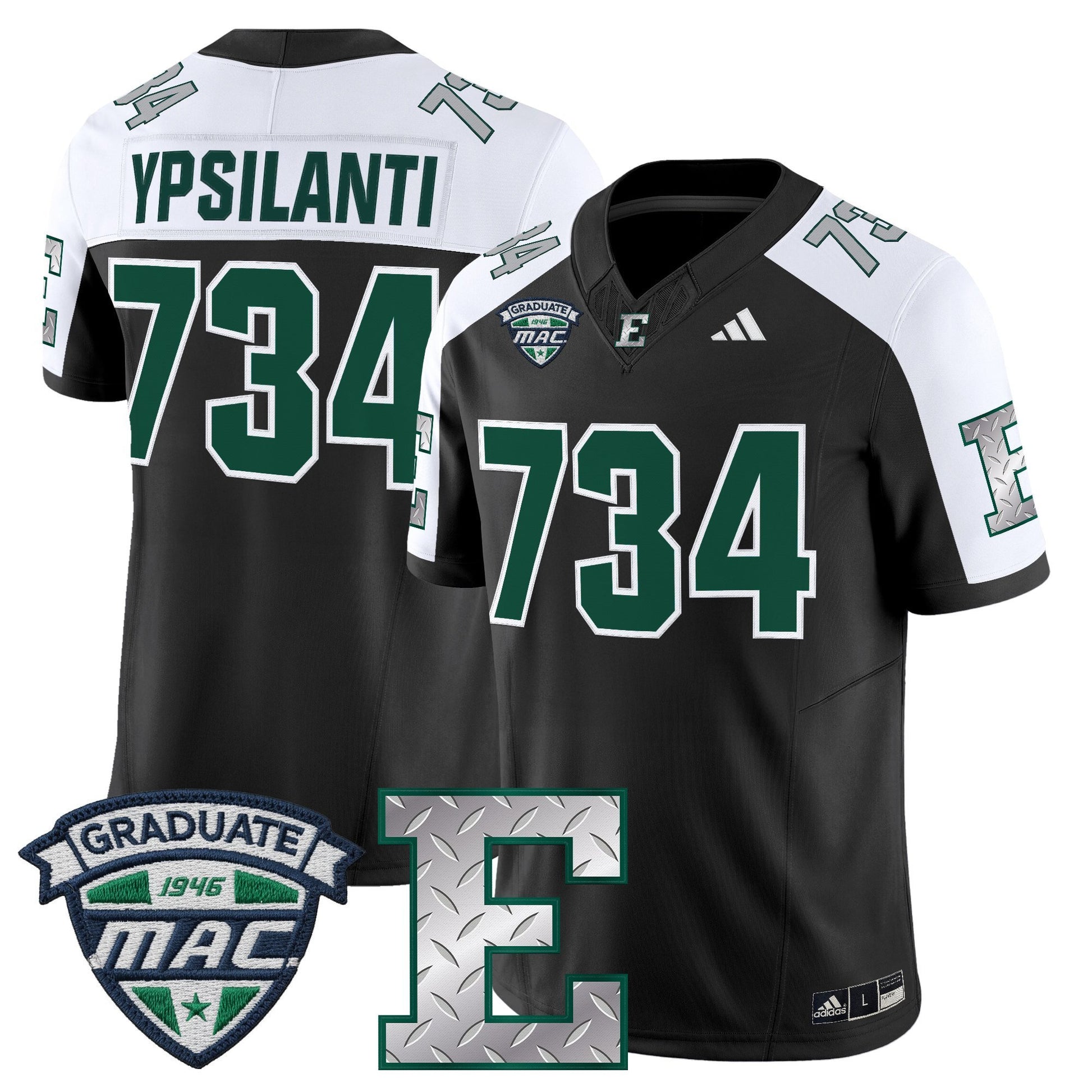 Men's Eastern Michigan Eagles 2025 Vapor Limited Jersey - All Stitched