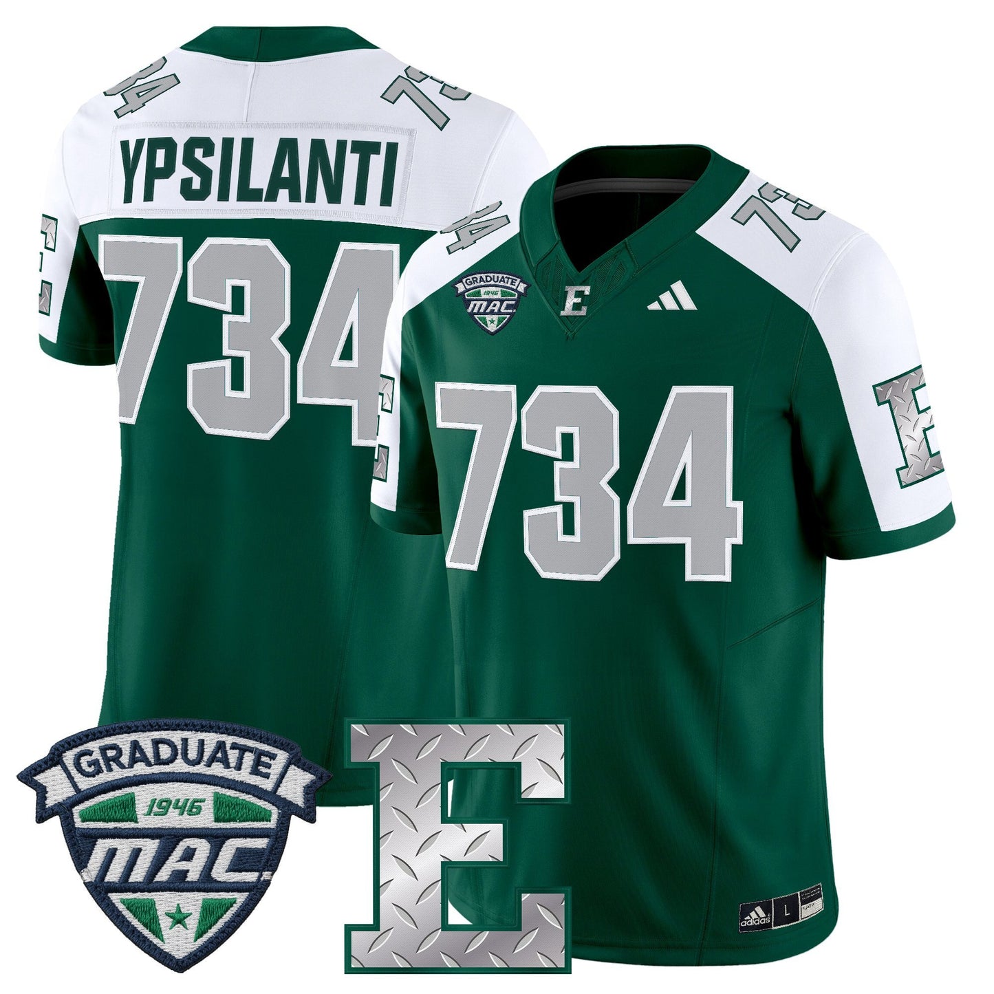 Men's Eastern Michigan Eagles 2025 Vapor Limited Jersey - All Stitched