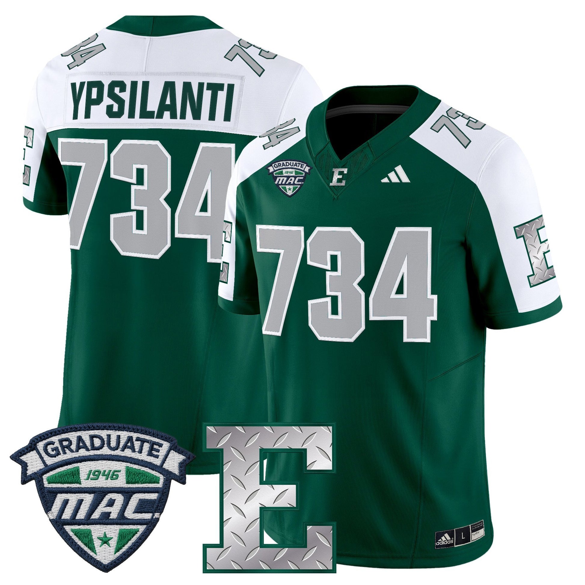 Men's Eastern Michigan Eagles 2025 Vapor Limited Jersey - All Stitched