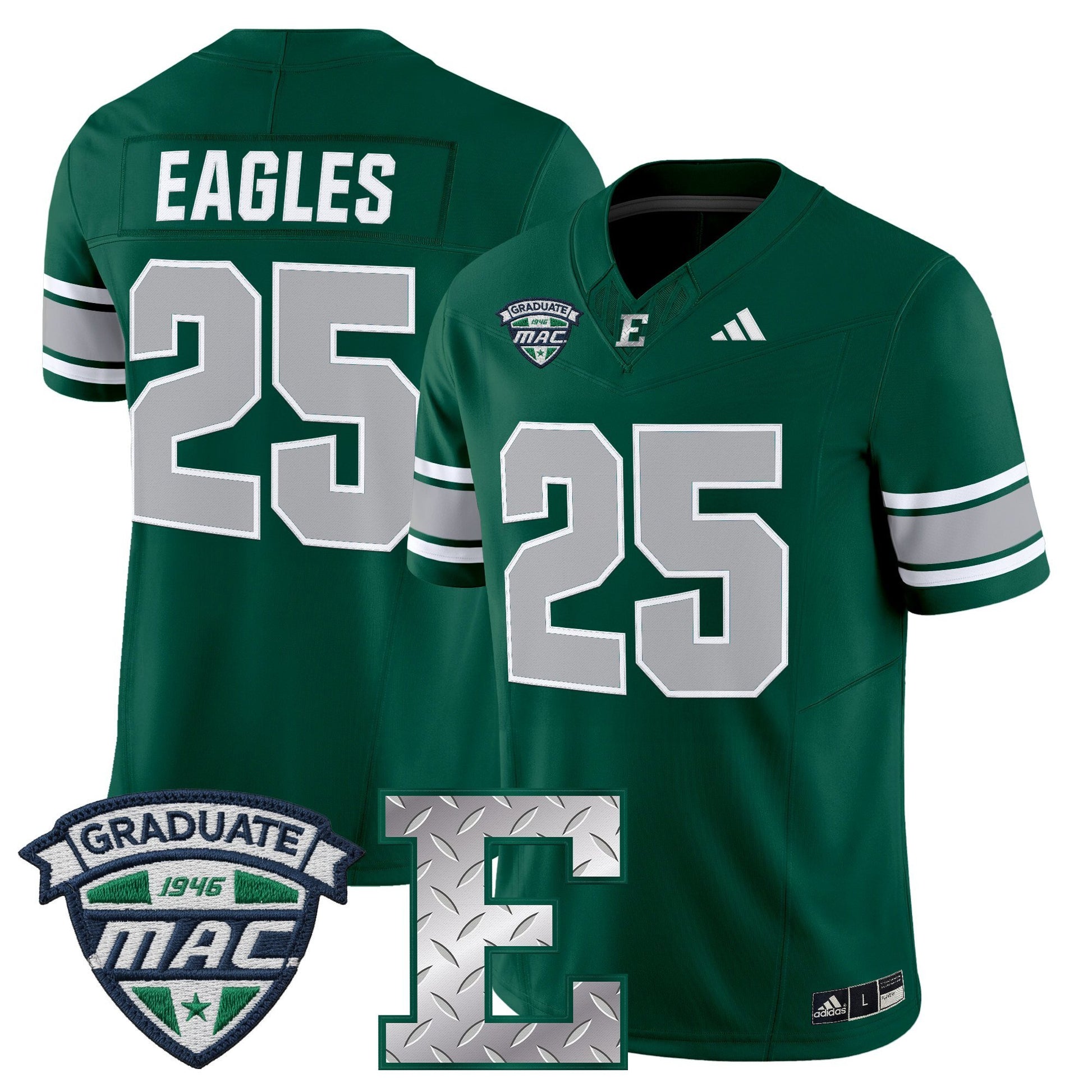 Men's Eastern Michigan Eagles 2025 Vapor Limited Jersey - All Stitched