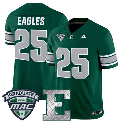 Men's Eastern Michigan Eagles 2025 Vapor Limited Jersey - All Stitched