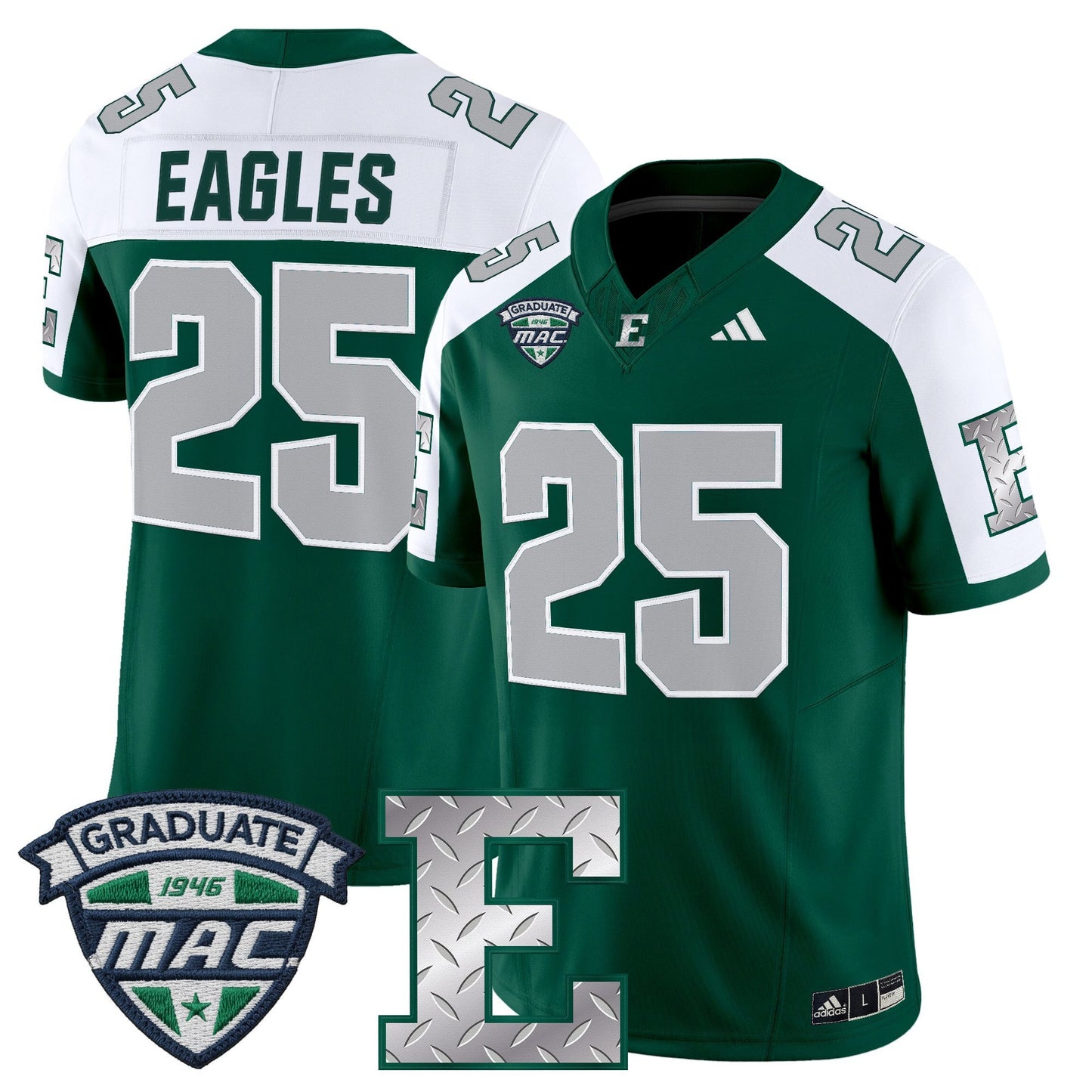 Men's Eastern Michigan Eagles 2025 Vapor Limited Jersey - All Stitched