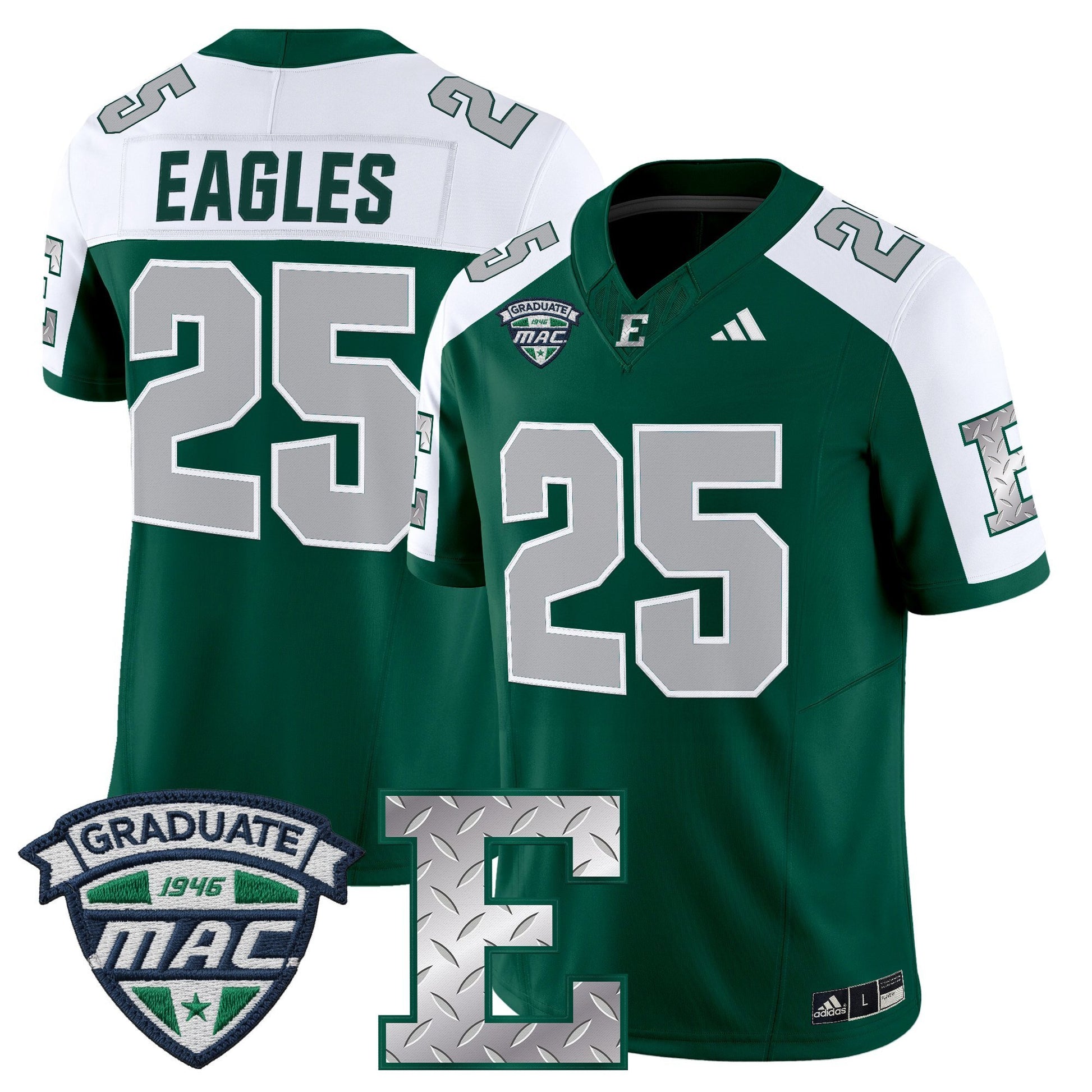 Men's Eastern Michigan Eagles 2025 Vapor Limited Jersey - All Stitched
