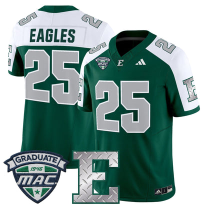Men's Eastern Michigan Eagles 2025 Vapor Limited Jersey - All Stitched