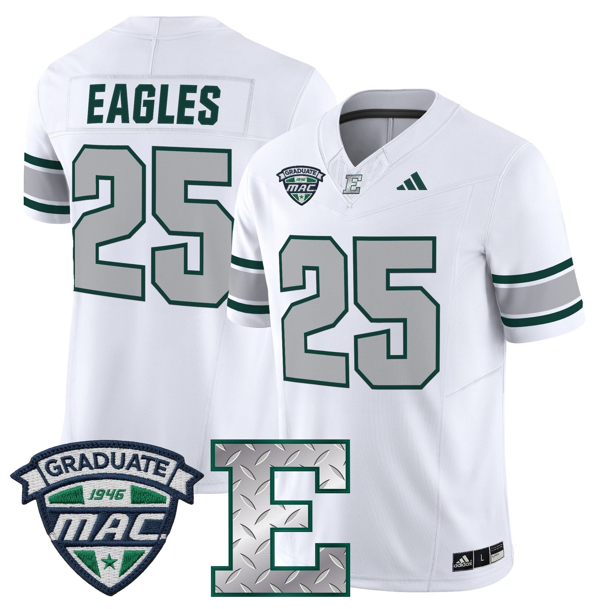 Men's Eastern Michigan Eagles 2025 Vapor Limited Jersey - All Stitched