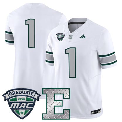 Men's Eastern Michigan Eagles 2025 Vapor Limited Jersey - All Stitched