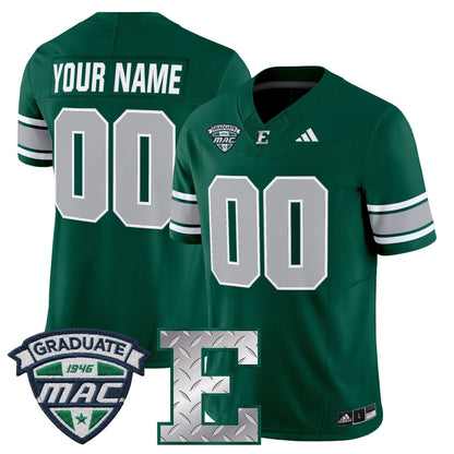 Eastern Michigan Eagles 2025 Vapor Limited Custom Jersey - All Stitched