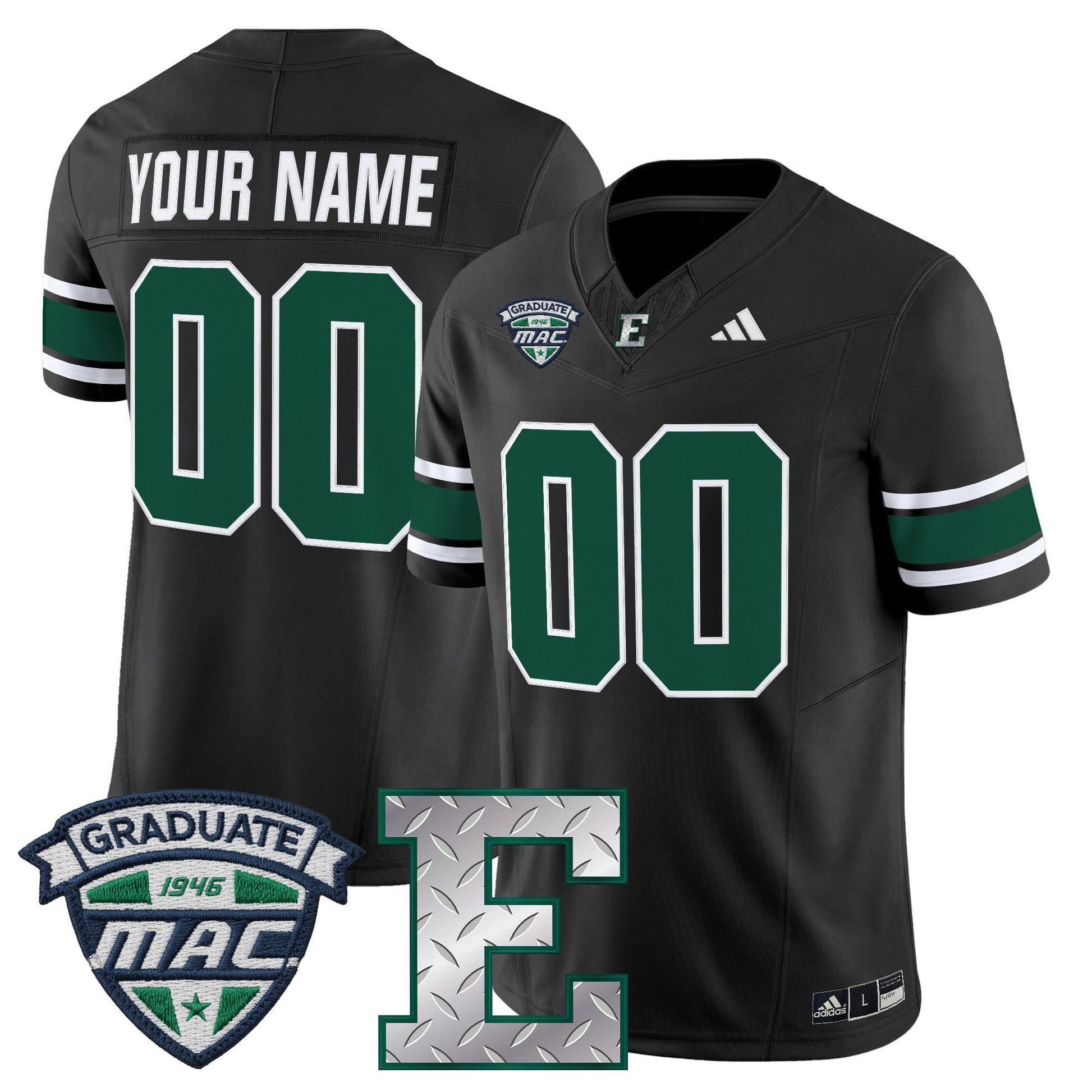 Eastern Michigan Eagles 2025 Vapor Limited Custom Jersey - All Stitched