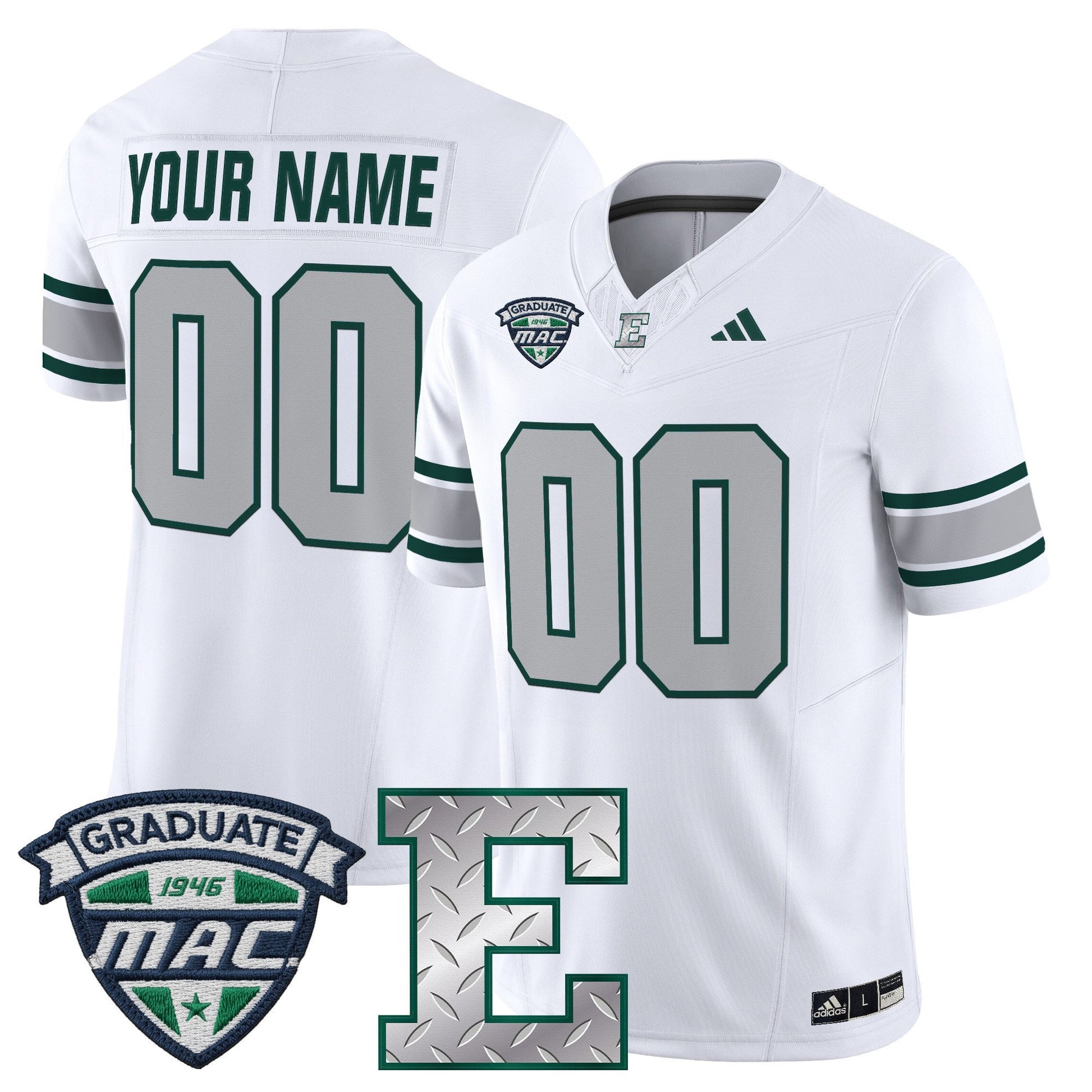 Eastern Michigan Eagles 2025 Vapor Limited Custom Jersey - All Stitched