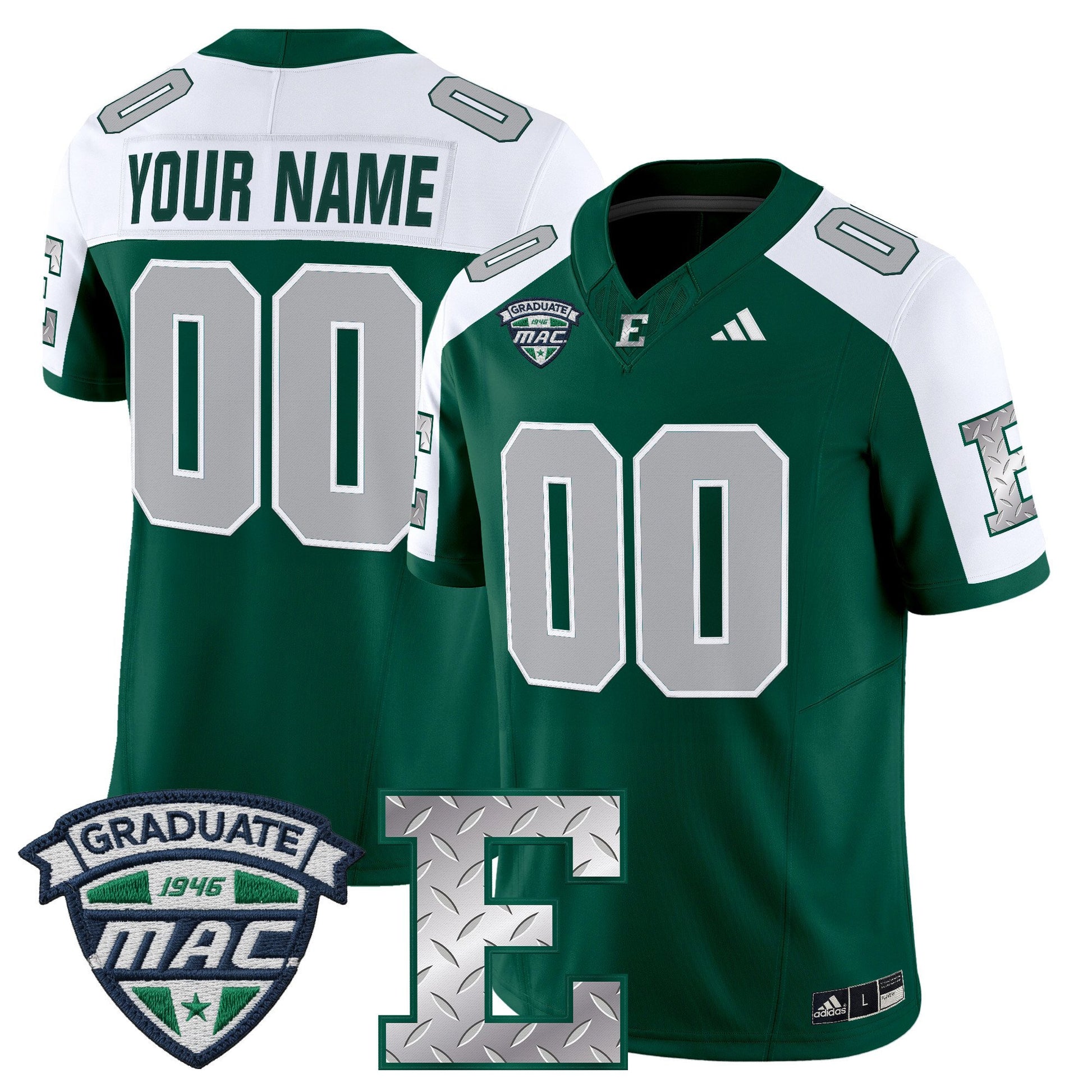 Eastern Michigan Eagles 2025 Vapor Limited Custom Jersey - All Stitched