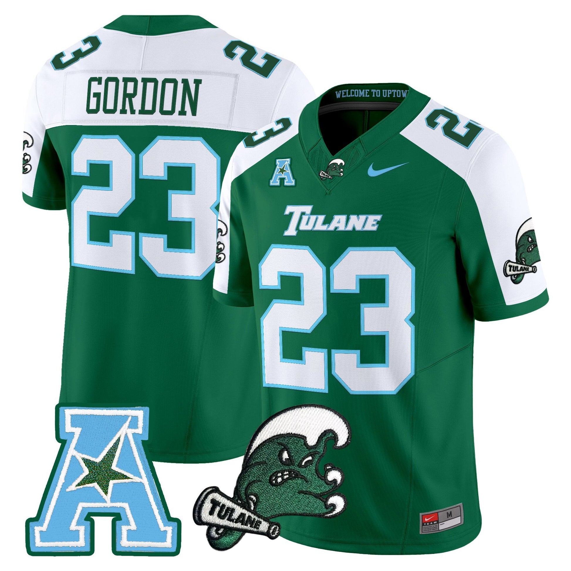 Men's Tulane Green Wave 2025 Vapor Limited Jersey - All Stitched