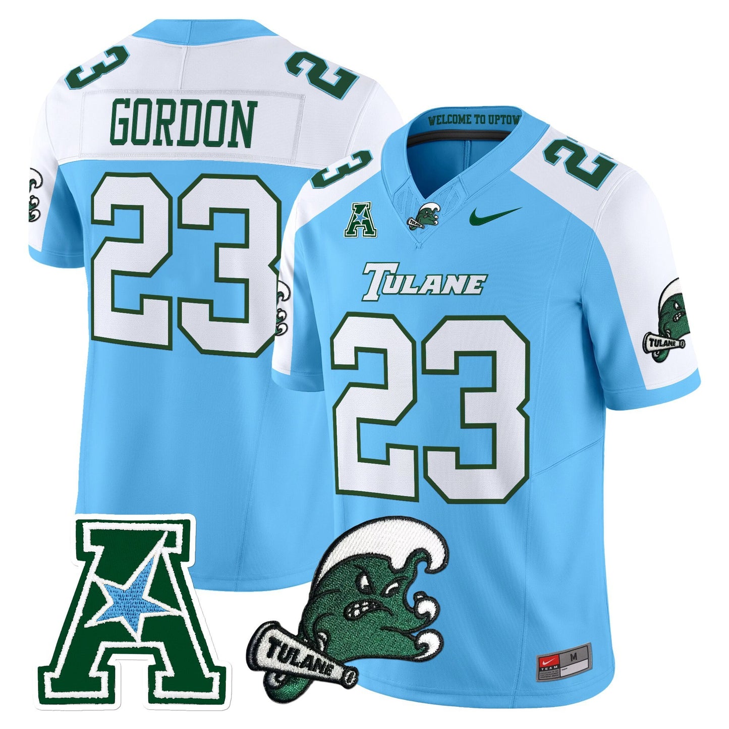 Men's Tulane Green Wave 2025 Vapor Limited Jersey - All Stitched