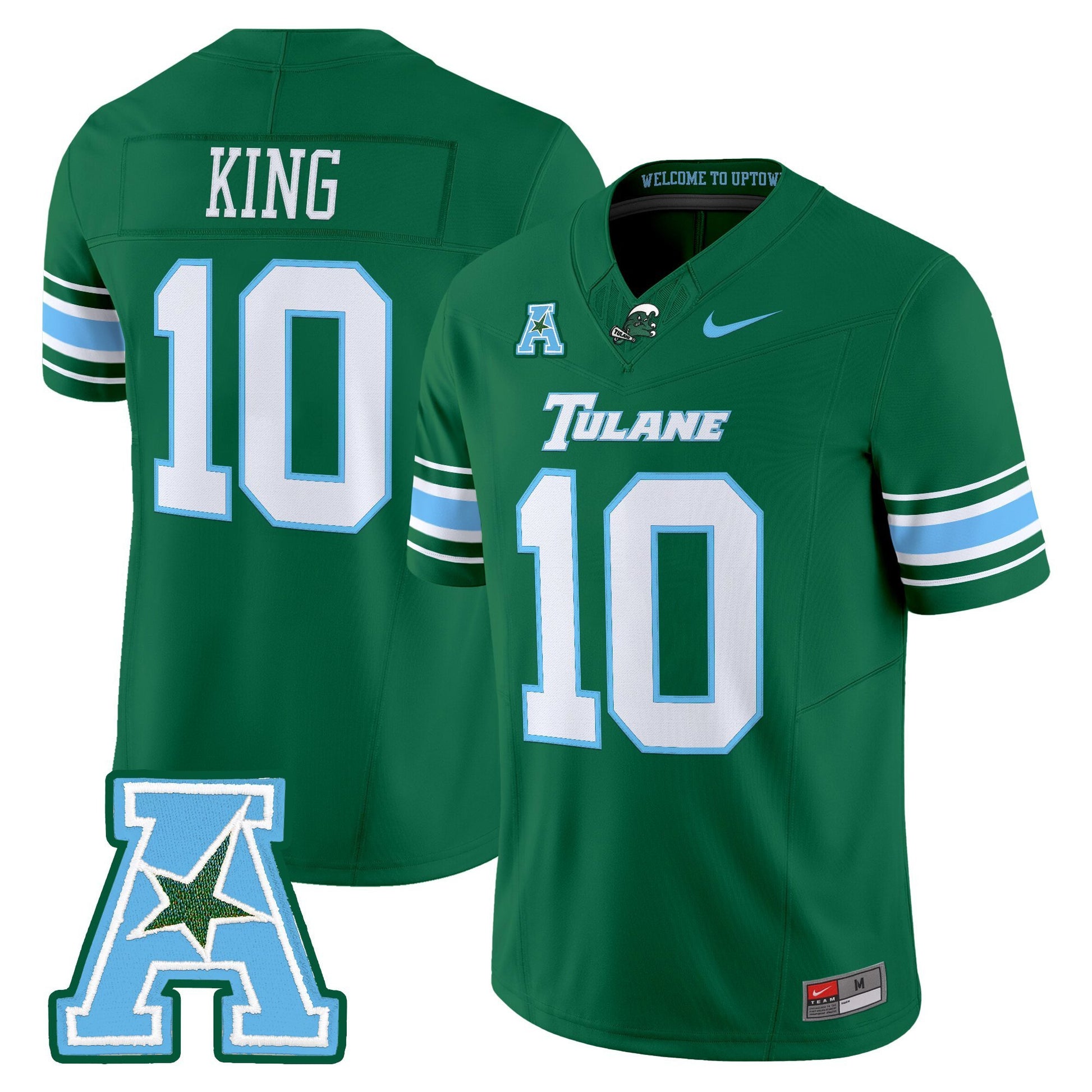 Men's Tulane Green Wave 2025 Vapor Limited Jersey - All Stitched
