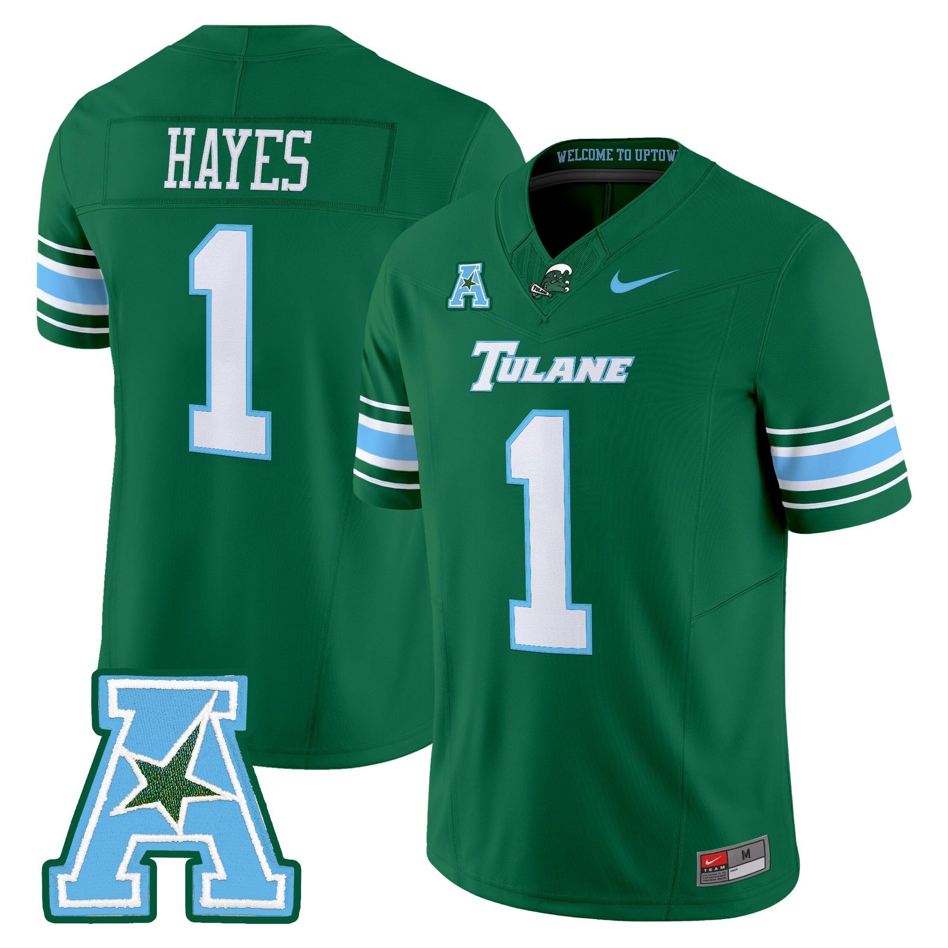Men's Tulane Green Wave 2025 Vapor Limited Jersey - All Stitched