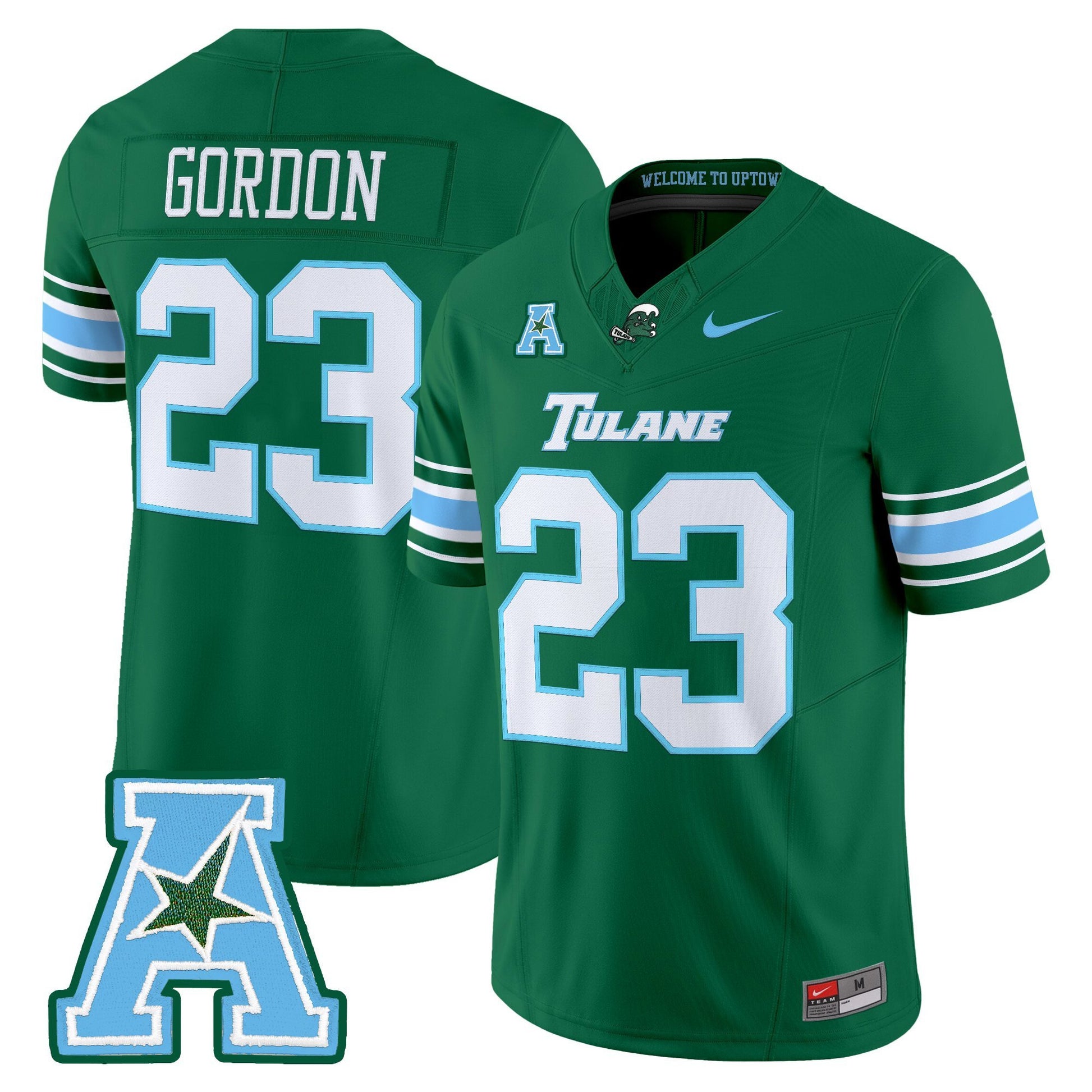 Men's Tulane Green Wave 2025 Vapor Limited Jersey - All Stitched