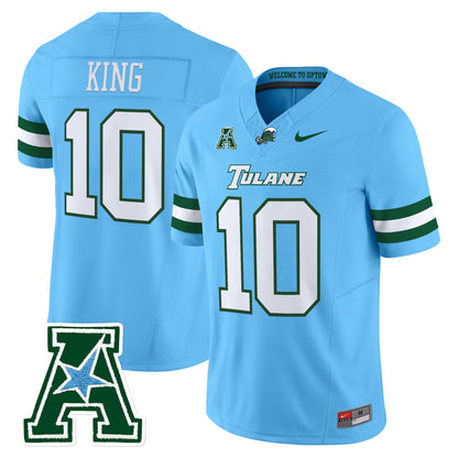 Men's Tulane Green Wave 2025 Vapor Limited Jersey - All Stitched