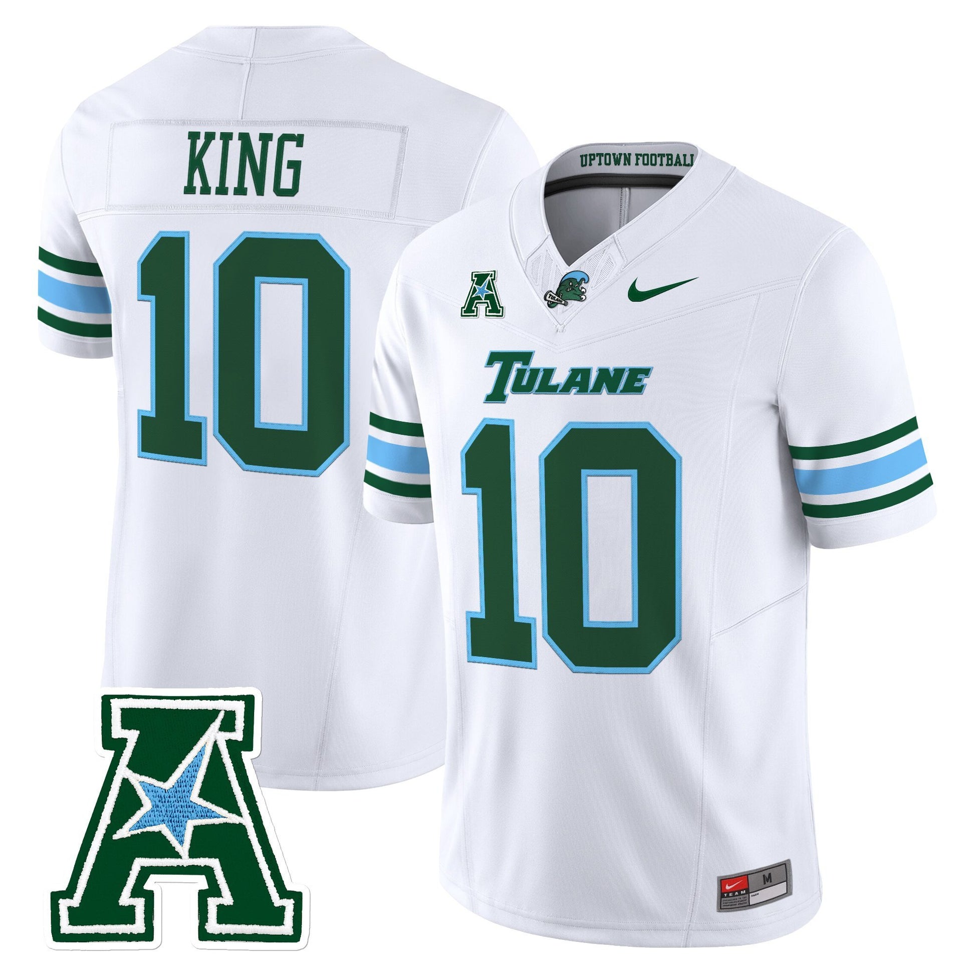 Men's Tulane Green Wave 2025 Vapor Limited Jersey - All Stitched