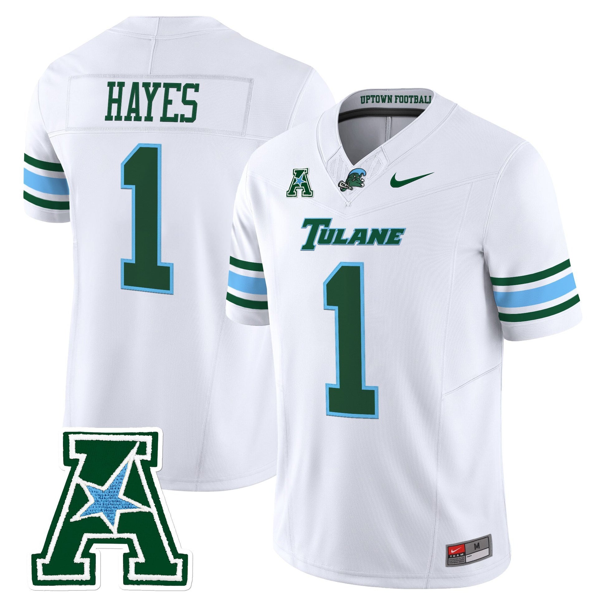 Men's Tulane Green Wave 2025 Vapor Limited Jersey - All Stitched