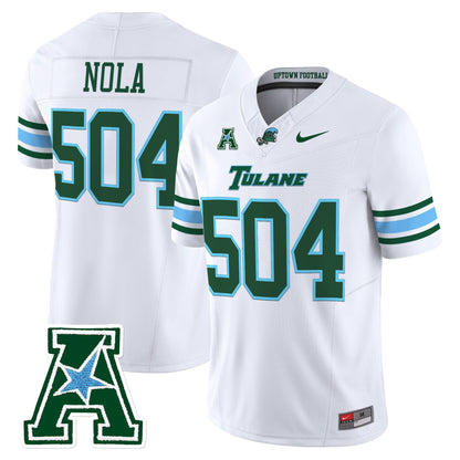 Men's Tulane Green Wave 2025 Vapor Limited Jersey - All Stitched