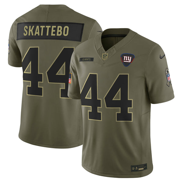 Cameron Skattebo #44 New York Giants Jersey - All Stitched N1