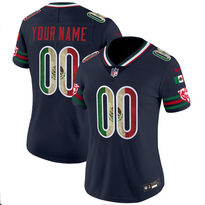 Chicago Bears Mexico Vapor Limited Custom Jersey - All Stitched