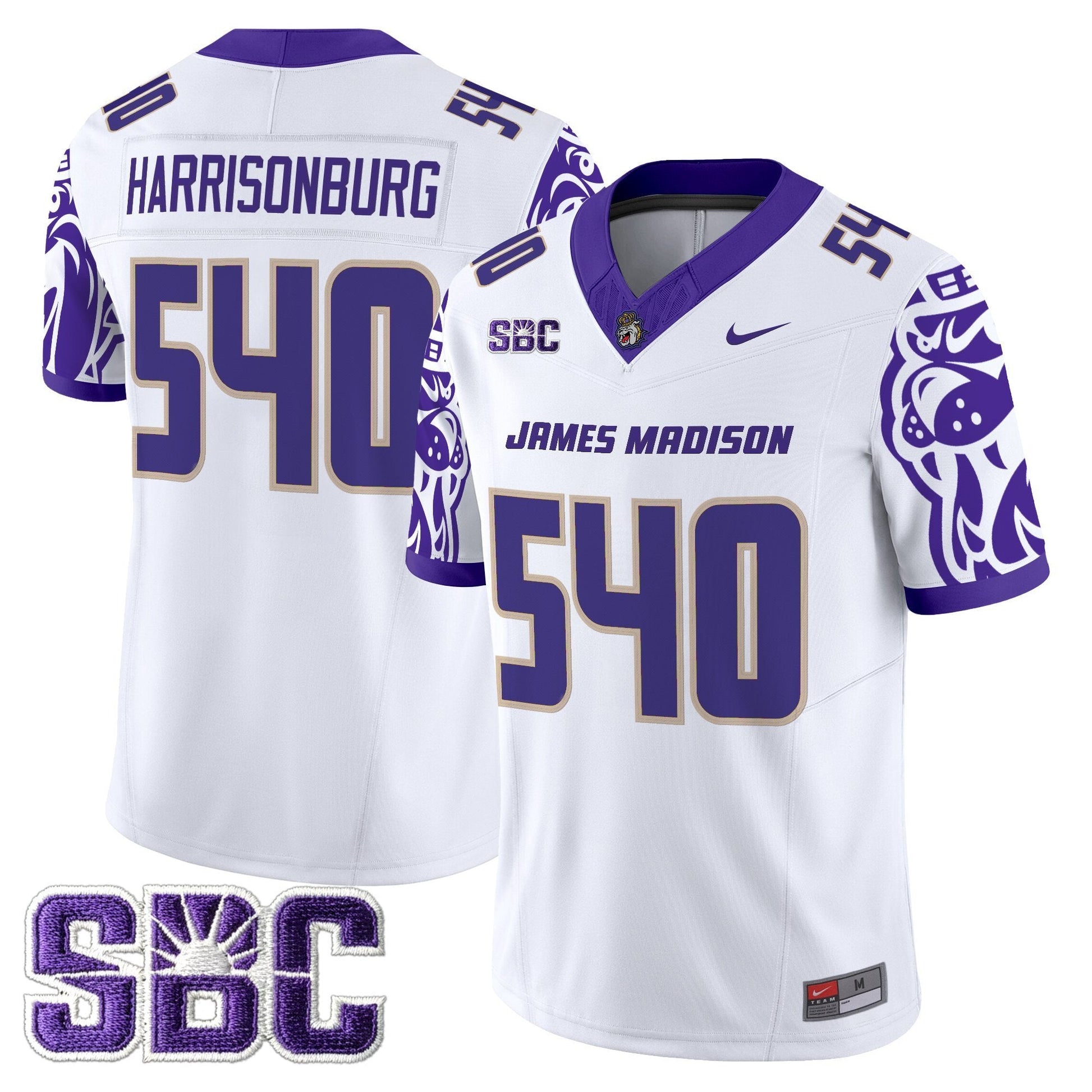 Men's James Madison Dukes 2025 Vapor Limited Jersey V2 - All Stitched