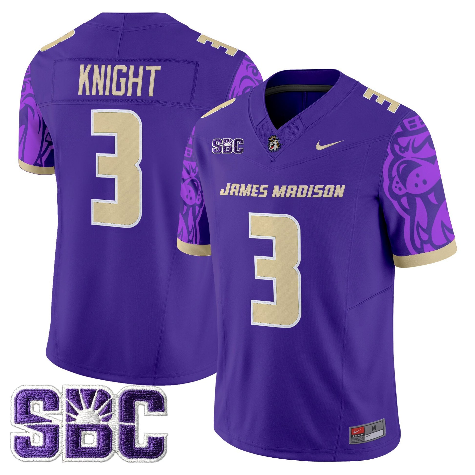 Men's James Madison Dukes 2025 Vapor Limited Jersey V2 - All Stitched