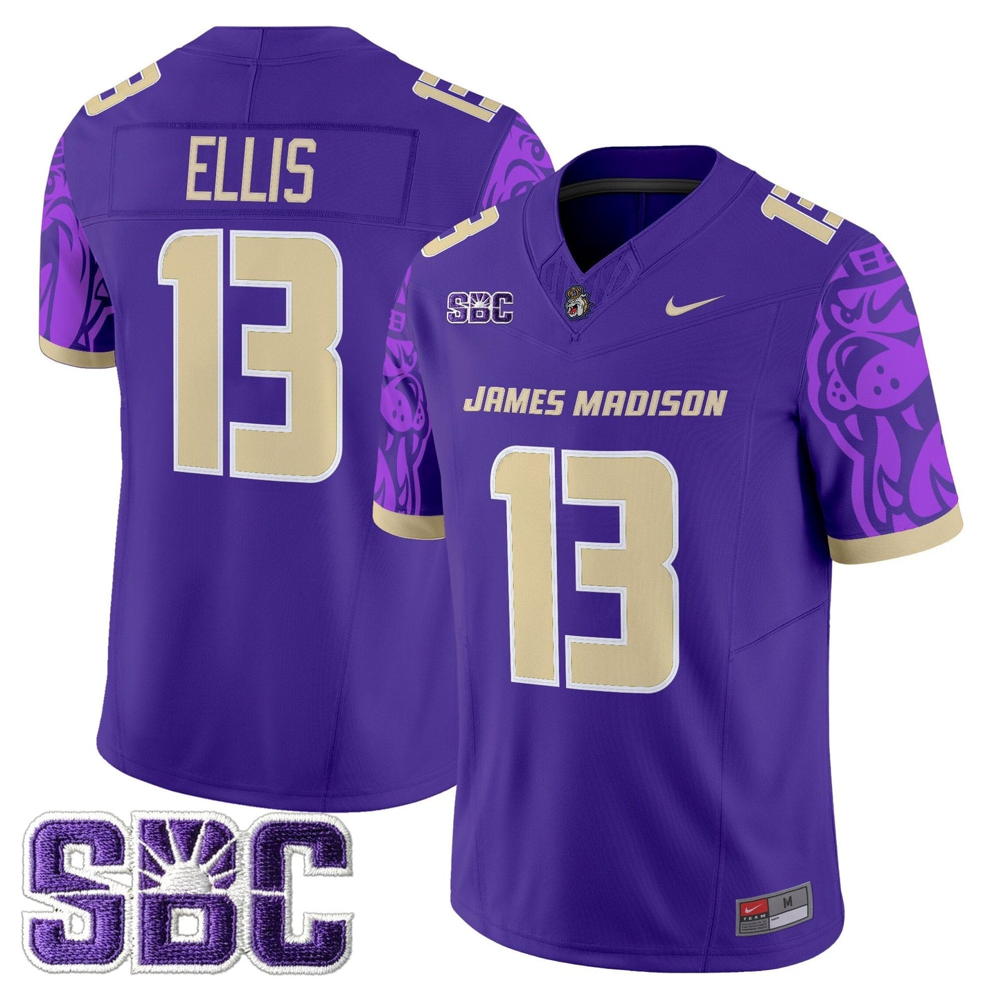 Men's James Madison Dukes 2025 Vapor Limited Jersey V2 - All Stitched