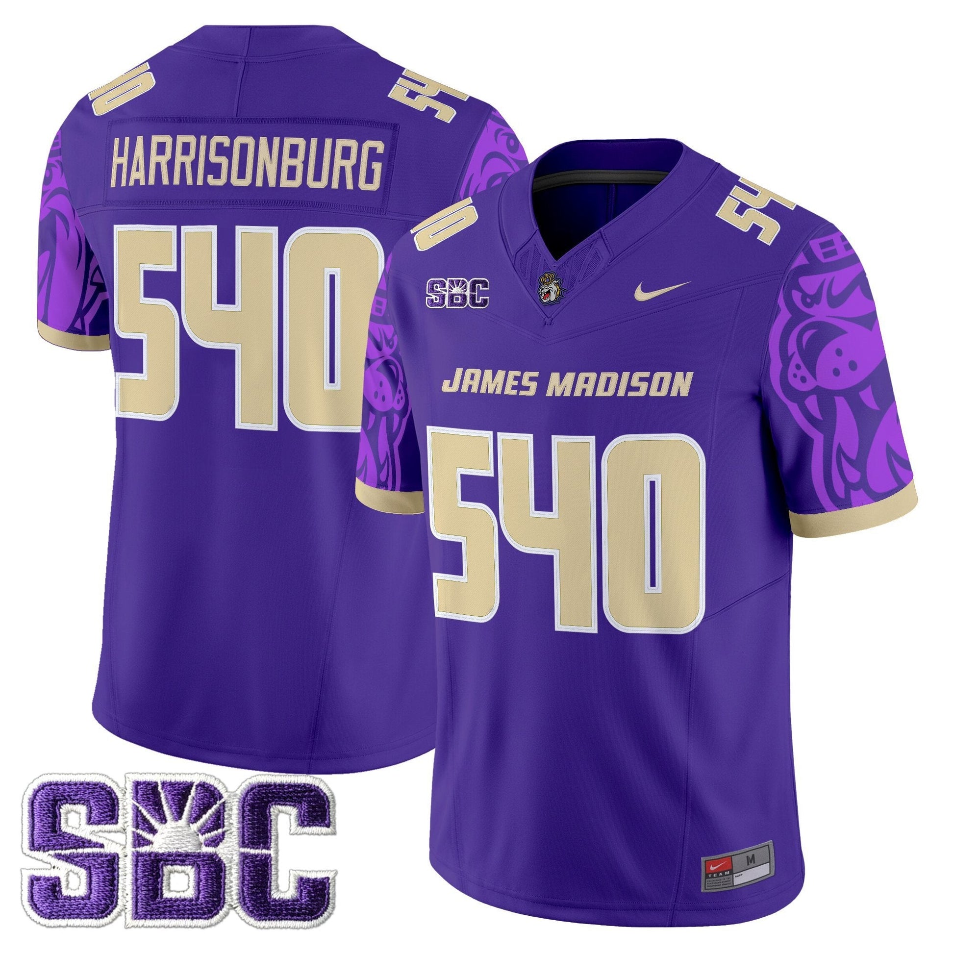 Men's James Madison Dukes 2025 Vapor Limited Jersey V2 - All Stitched