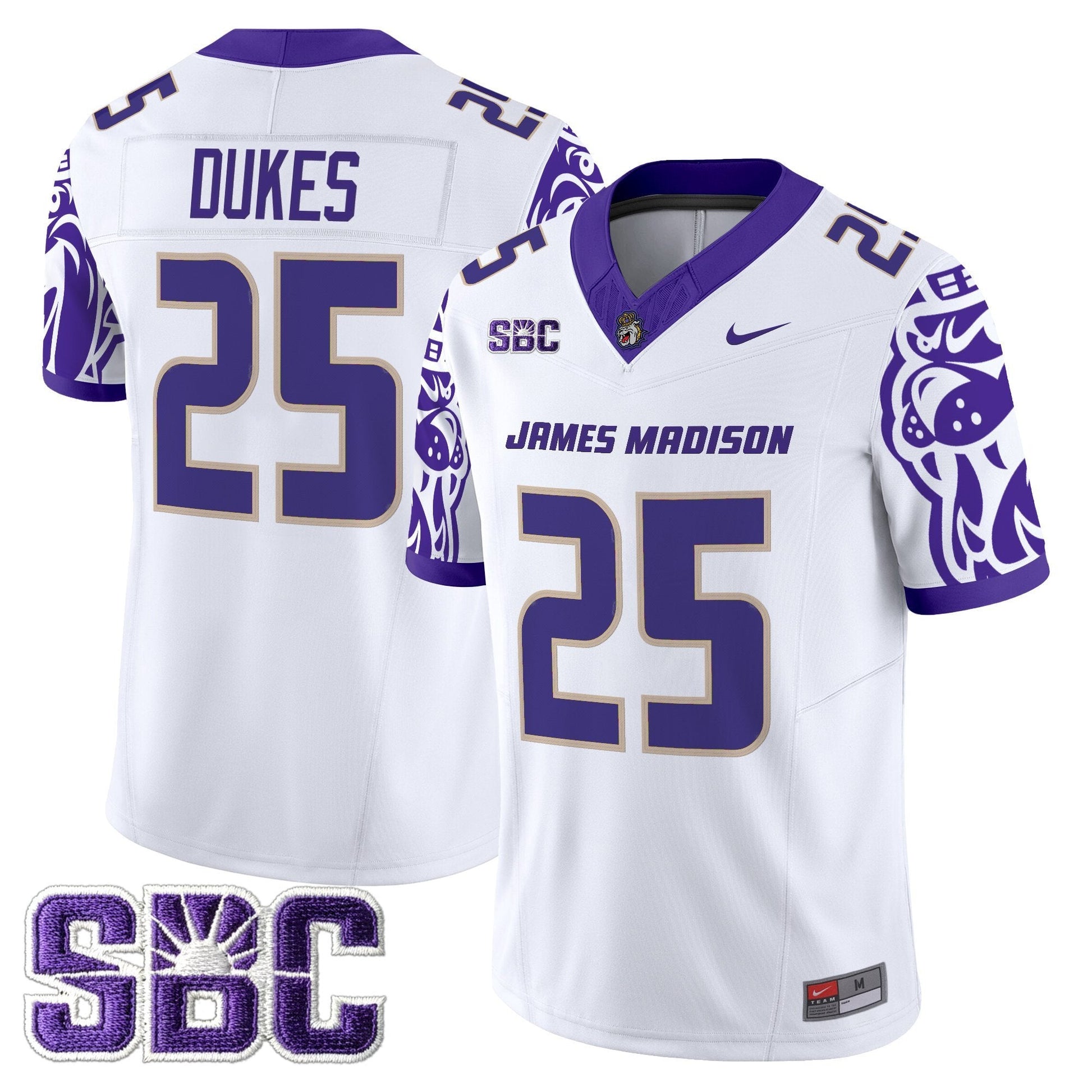 Men's James Madison Dukes 2025 Vapor Limited Jersey V2 - All Stitched