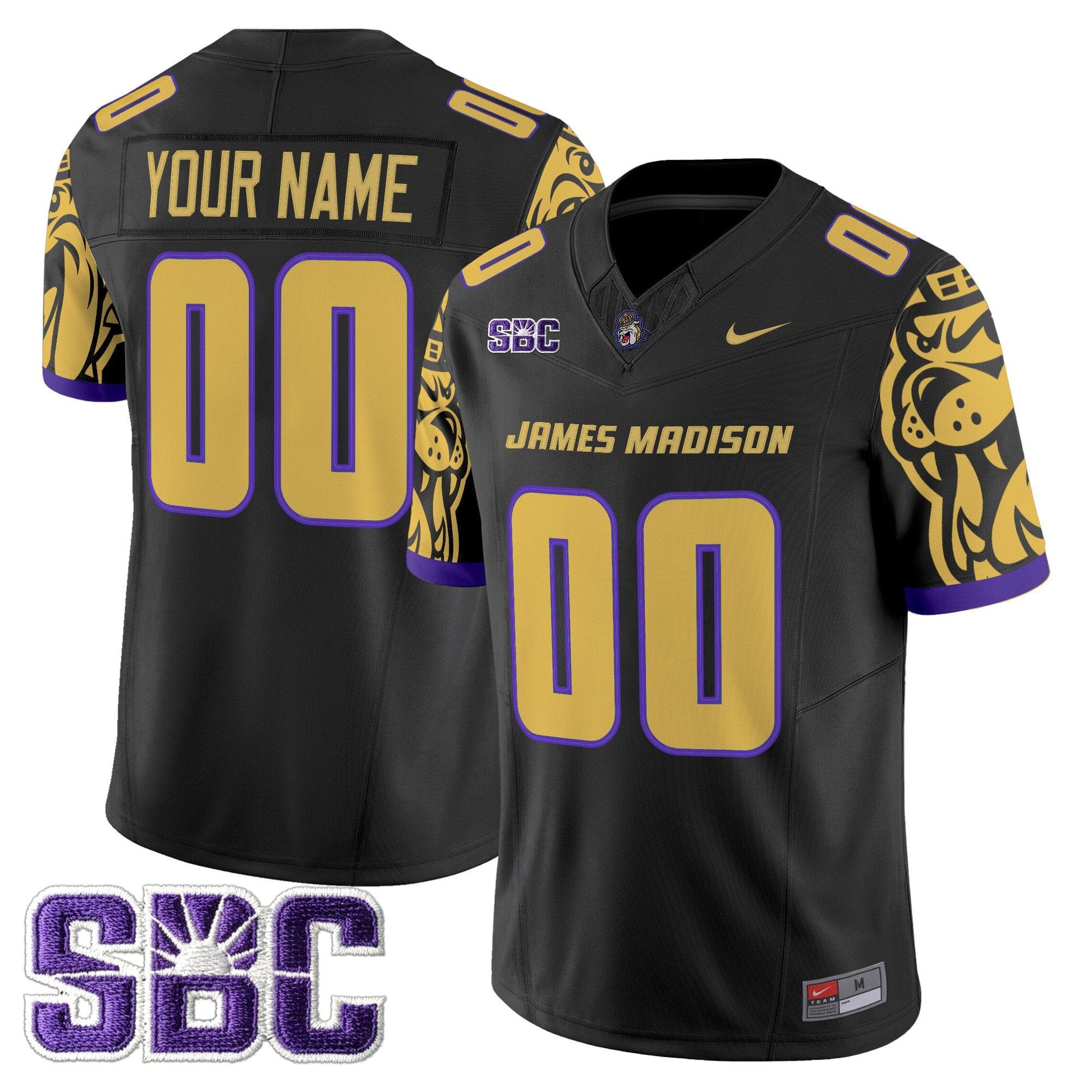 James Madison Dukes 2025 Vapor Limited Custom Jersey V2 - All Stitched