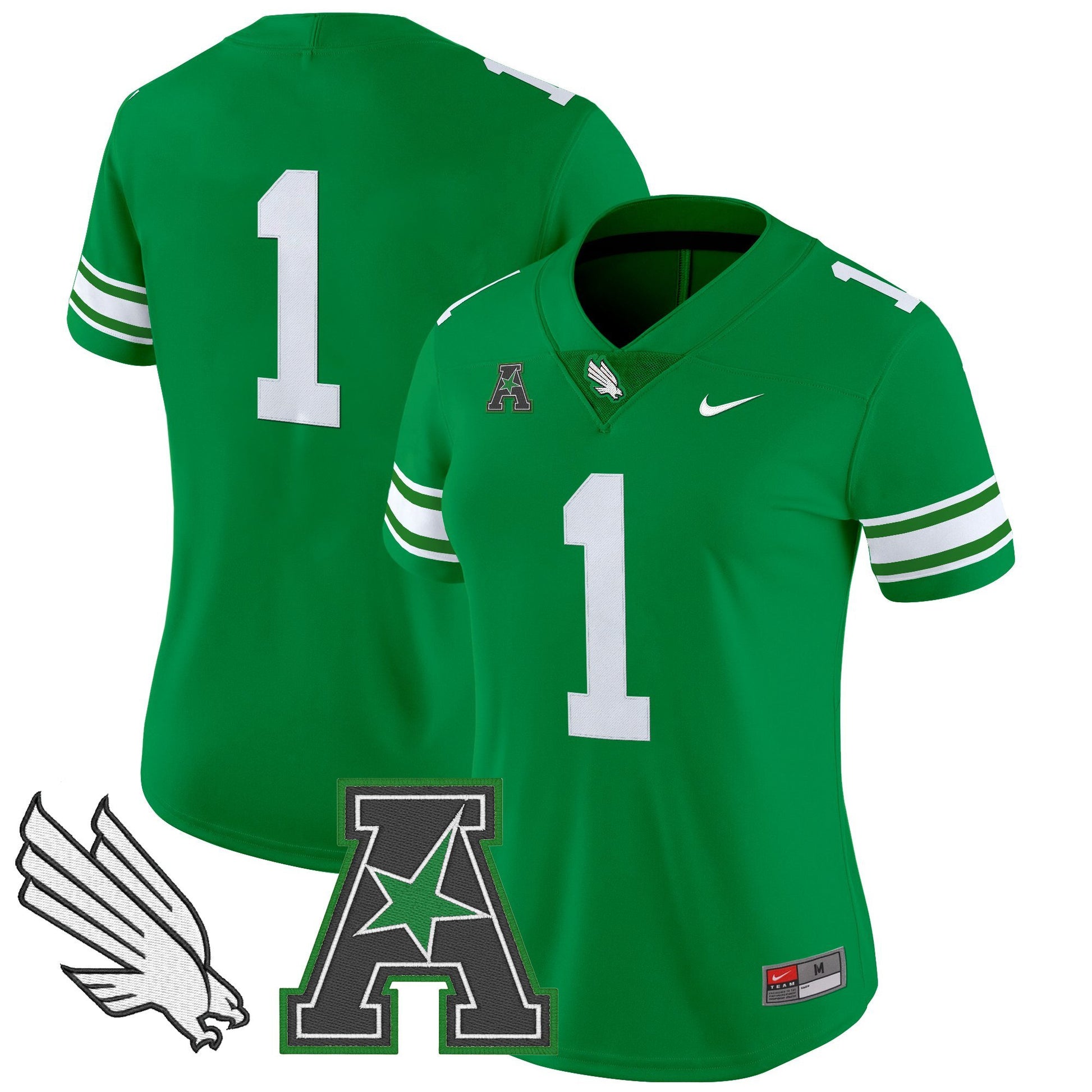 Women's North Texas Mean Green 2025 Vapor Limited Jersey - All Stitched