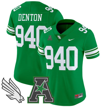 Women's North Texas Mean Green 2025 Vapor Limited Jersey - All Stitched