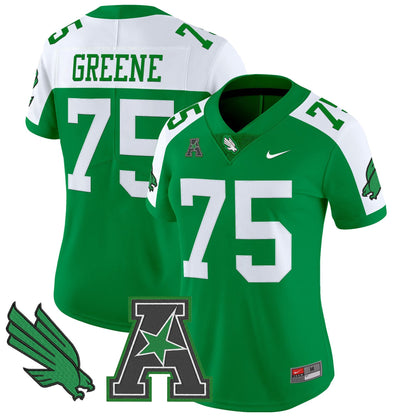 Women's North Texas Mean Green 2025 Vapor Limited Jersey - All Stitched